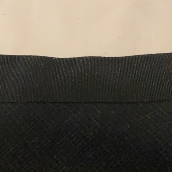 BENETTON Mini Skirt A-line Sz 4 Blk/Gry - Picture 6 of 6